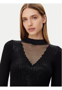Guess Sweter W5RR15 Z2Y50 Czarny Regular Fit. Kolor: czarny. Materiał: syntetyk #4