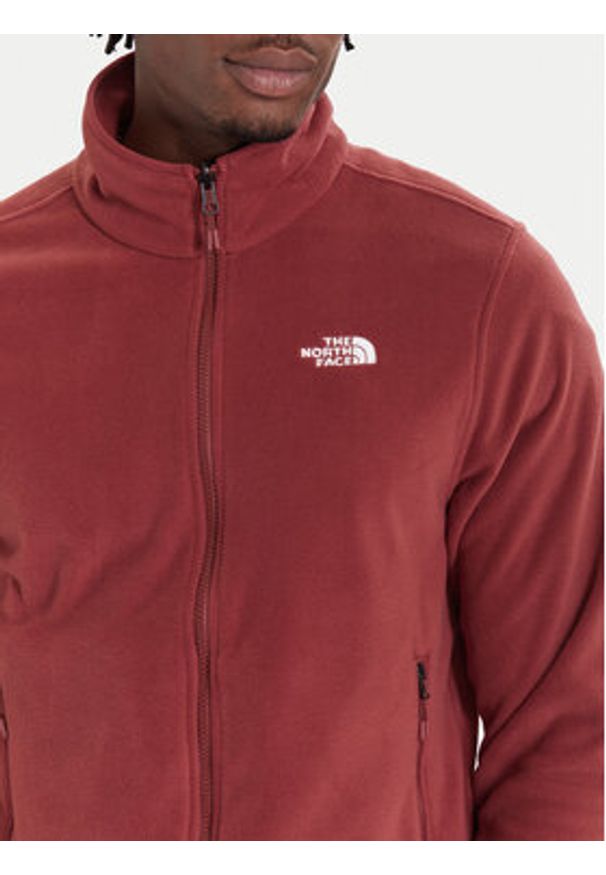 The North Face Polar Glacier NF0A8D0R Czerwony Regular Fit. Kolor: czerwony. Materiał: syntetyk