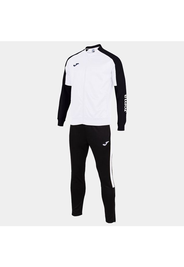 Dres do piłki nożnej męski Joma Boy Eco championship. Kolor: wielokolorowy, biały, czarny. Materiał: dresówka. Sport: piłka nożna