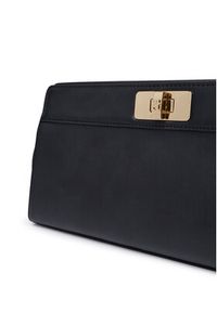 TOMMY HILFIGER - Tommy Hilfiger Torebka Th Modern Clutch AW0AW18727 Czarny. Kolor: czarny. Materiał: skórzane #3