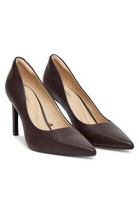 Calvin Klein Szpilki Ess Stiletto 90 HW0HW02608 Bordowy. Kolor: czerwony. Materiał: skóra. Obcas: na szpilce #3