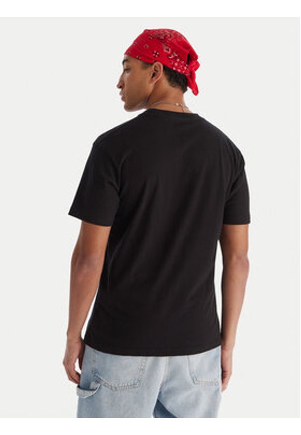 DC Shoes T-Shirt Corpo ADYZT05396 Czarny Regular Fit. Kolor: czarny. Materiał: bawełna