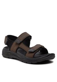 skechers - Skechers Sandały Arch Fit Motley Sd-Kontra 204349/BRN Brązowy. Kolor: brązowy. Materiał: skóra #6