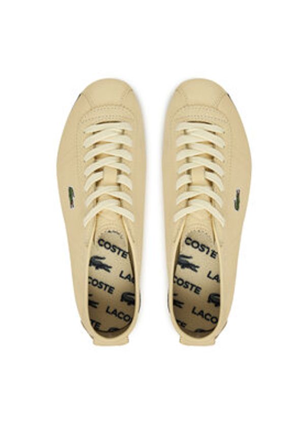 Lacoste Sneakersy Club-Low 7-50SFA0061 Écru. Materiał: skóra