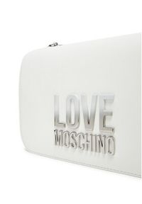 Love Moschino - LOVE MOSCHINO Torebka JC4254PP0MKD0100 Biały. Kolor: biały. Materiał: skórzane #5