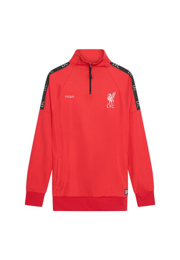 LIVERPOOL FC - Dres piłkarski dla dorosłych Liverpool 22/23. Kolor: czerwony. Materiał: dresówka. Sport: piłka nożna