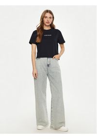 Guess Jeans T-Shirt W5RI42 K8HM0 Niebieski Regular Fit. Kolor: niebieski. Materiał: bawełna #3
