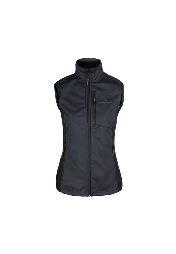 Bergson - Kamizelka softshell damska Rapid. Kolor: szary. Materiał: softshell. Sport: turystyka piesza