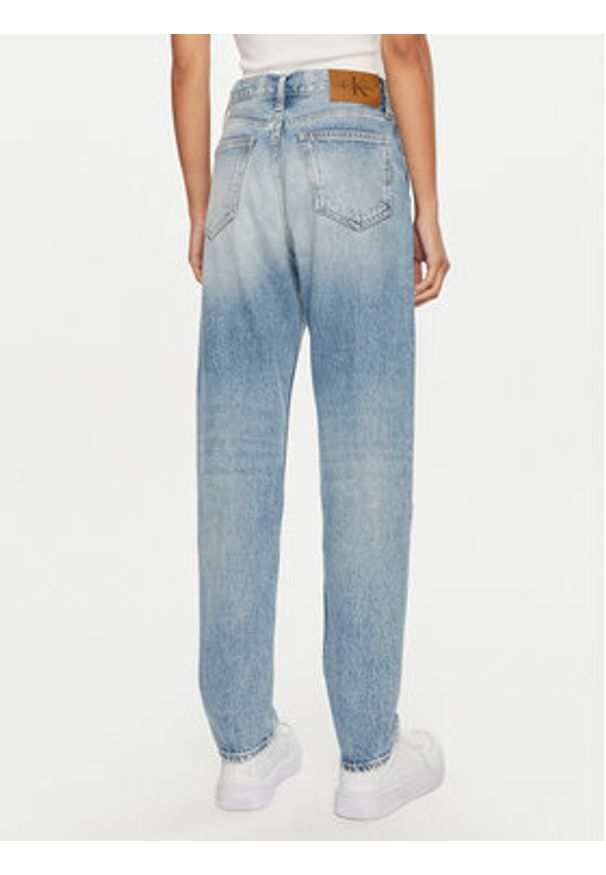 Calvin Klein Jeans Jeansy J20J224008 Niebieski Authentic Straight Fit. Kolor: niebieski