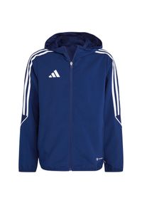 Adidas - Kurtka dla dzieci adidas Tiro 23 League Windbreaker. Kolor: niebieski, biały, wielokolorowy