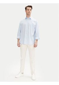 Jack & Jones Koszula Atlas 12271085 Błękitny Wide Fit. Kolor: niebieski. Materiał: bawełna #5