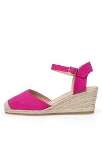 Jenny Fairy Espadryle WYL2610-2 Różowy. Kolor: różowy. Materiał: materiał #6