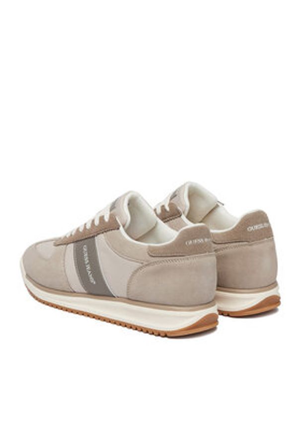 Guess Jeans Sneakersy EO-DELAND-01 WE Szary. Kolor: szary. Materiał: zamsz, skóra