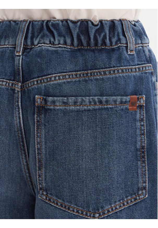 Weekend Max Mara Jeansy Vortice 2615181011 Granatowy Wide Leg. Kolor: niebieski