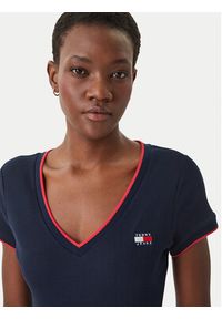 Tommy Jeans T-Shirt DW0DW22275 Niebieski Slim Fit. Kolor: niebieski. Materiał: bawełna #3