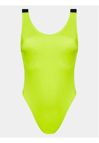 Calvin Klein Swimwear Strój kąpielowy KW0KW02576 Zielony. Kolor: zielony. Materiał: syntetyk