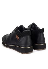 Rieker Trzewiki 50902-00 Czarny. Kolor: czarny. Materiał: skóra, syntetyk #3