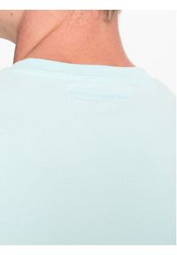 Karl Lagerfeld - KARL LAGERFELD T-Shirt 755055 532221 Niebieski Regular Fit. Typ kołnierza: dekolt w karo. Kolor: zielony. Materiał: bawełna #3