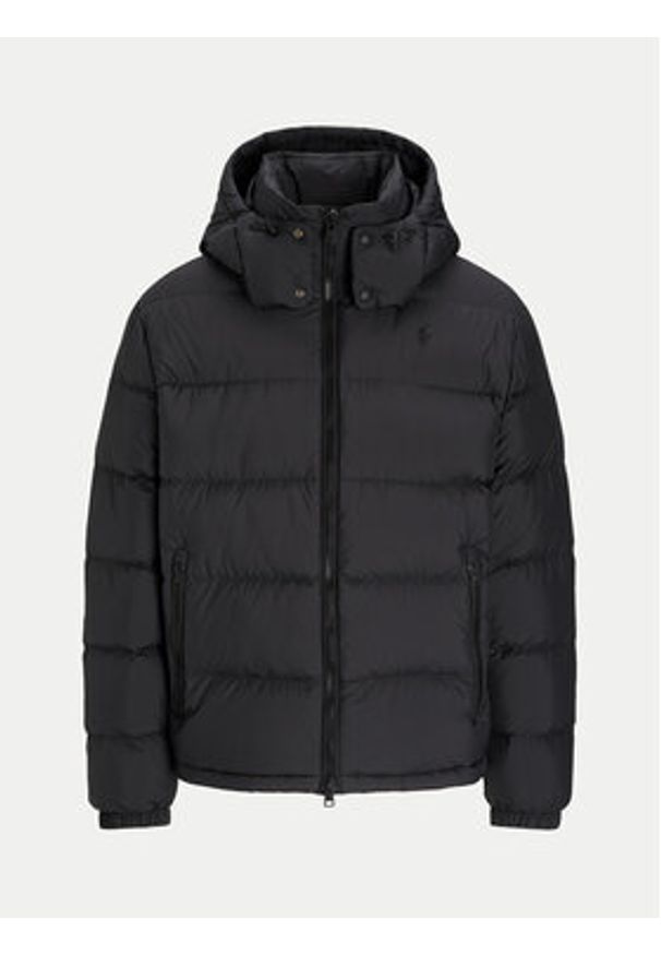 Polo Ralph Lauren Kurtka puchowa 710955875002 Czarny Regular Fit. Typ kołnierza: polo. Kolor: czarny. Materiał: syntetyk