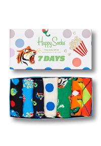 Happy-Socks - Happy Socks - Skarpetki 7-Pack 7 Days Socks Gift Set (7-PACK). Kolor: wielokolorowy. Materiał: bawełna, materiał, poliamid, elastan #1