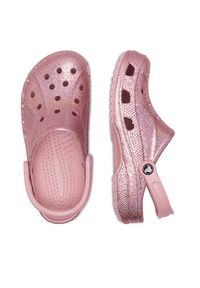 Crocs Klapki BAYA GLITTER CLOG 205925-606 Różowy. Kolor: różowy. Materiał: syntetyk #3