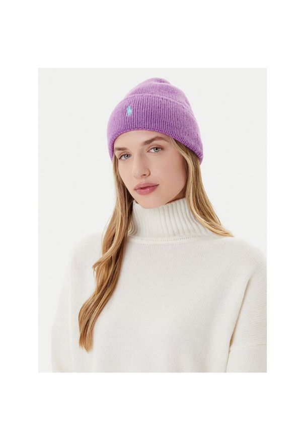 Czapka Polo Ralph Lauren. Kolor: fioletowy