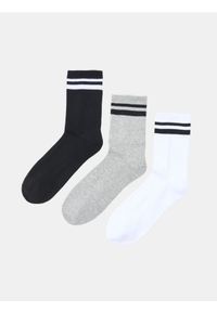 Sinsay - Skarpetki z bawełną 3 pack - wielobarwny. Materiał: bawełna #1