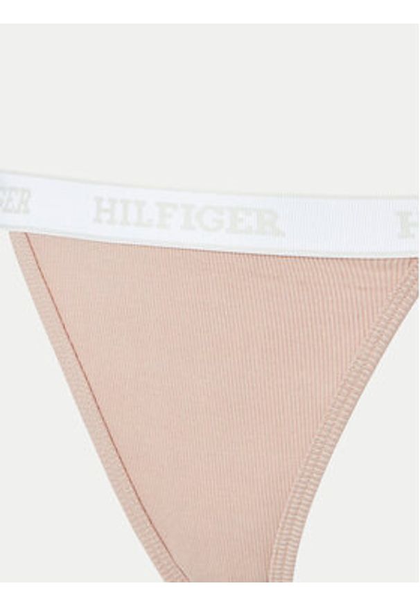 TOMMY HILFIGER - Tommy Hilfiger Figi klasyczne UW0UW05538 Beżowy. Kolor: beżowy. Materiał: bawełna, syntetyk