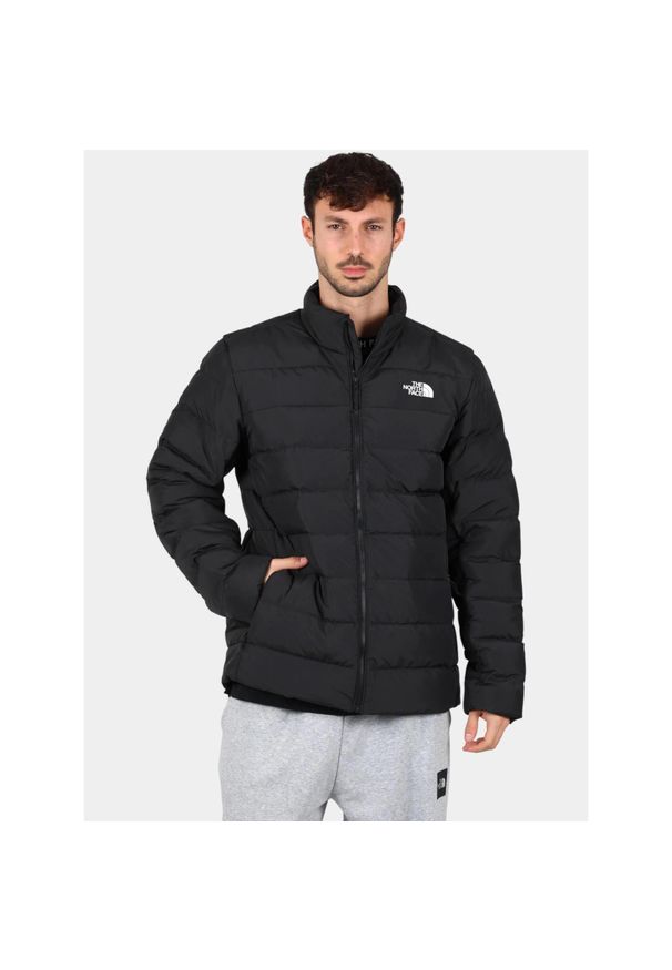 Kurtka Pikowana Męska The North Face Aconcagua 3. Kolor: czarny. Materiał: puch. Sport: turystyka piesza