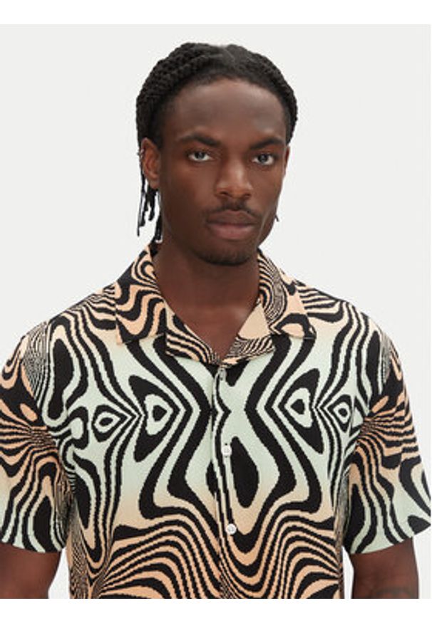Volcom Koszula Filip Rygalski A0412506 Kolorowy Boxy Fit. Materiał: wiskoza. Wzór: kolorowy