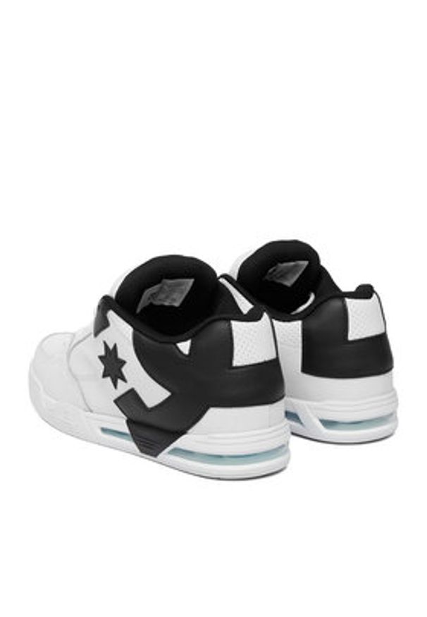 DC Shoes Sneakersy EO-DC COMMAND DC02220102 Biały. Kolor: biały. Materiał: skóra