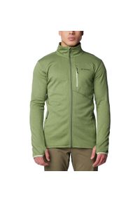 columbia - Bluza trekkingowa męska Columbia Park View Fleece FZ. Kolor: zielony. Styl: sportowy. Sport: turystyka piesza