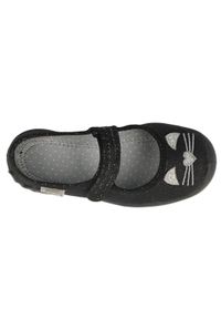 Befado obuwie dziecięce 114X450 czarne srebrny. Kolor: wielokolorowy, czarny, srebrny. Materiał: bawełna, tkanina #5