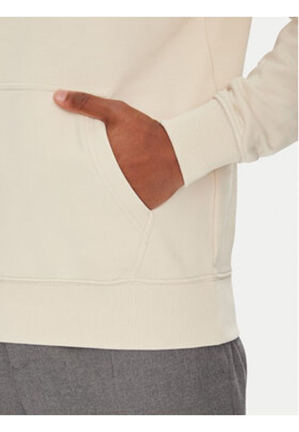 TOMMY HILFIGER - Tommy Hilfiger Bluza Essential MW0MW37235 Beżowy Regular Fit. Kolor: beżowy. Materiał: bawełna