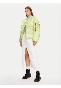 Alpha Industries Kurtka bomber 148004 Zielony Regular Fit. Kolor: zielony. Materiał: syntetyk