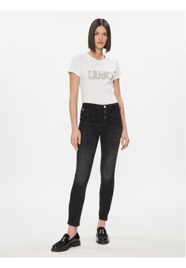 Liu Jo T-Shirt WA4051 JS923 Biały Regular Fit. Kolor: biały. Materiał: bawełna