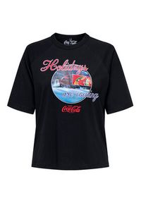 only - ONLY T-Shirt Coca Cola 15355794 Czarny Regular Fit. Kolor: czarny. Materiał: bawełna #4