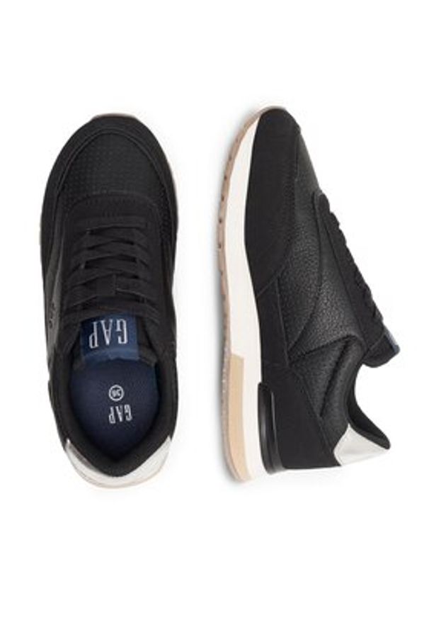 GAP - Gap Sneakersy GAF007F5SWBLCKGP Czarny. Kolor: czarny. Materiał: syntetyk