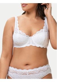 Triumph Biustonosz z fiszbiną Amourette 300 10166798 Biały. Kolor: biały. Materiał: syntetyk