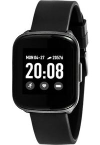 Smartwatch Rubicon KW03 Czarny (RNCE38BIBX03AX). Rodzaj zegarka: smartwatch. Kolor: czarny #1