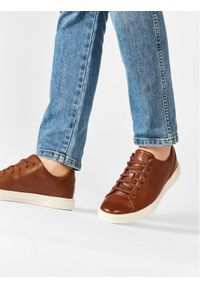 Clarks Sneakersy Un Costa Lace 261486907 Brązowy. Kolor: brązowy. Materiał: skóra #1