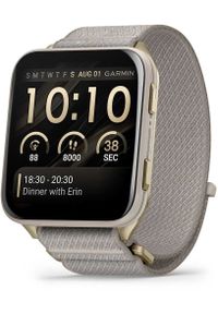 GARMIN - Zegarek sportowy Garmin Venu X1 Beżowy (010-02980-09). Kolor: beżowy. Styl: sportowy #1