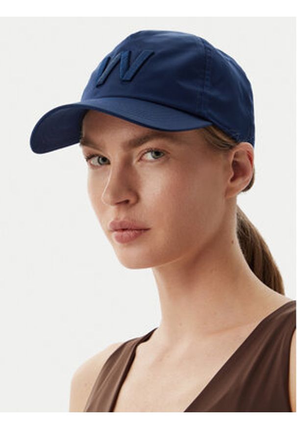 Weekend Max Mara Czapka z daszkiem Agiuliva 2615571074 Granatowy. Kolor: niebieski. Materiał: poliamid, nylon