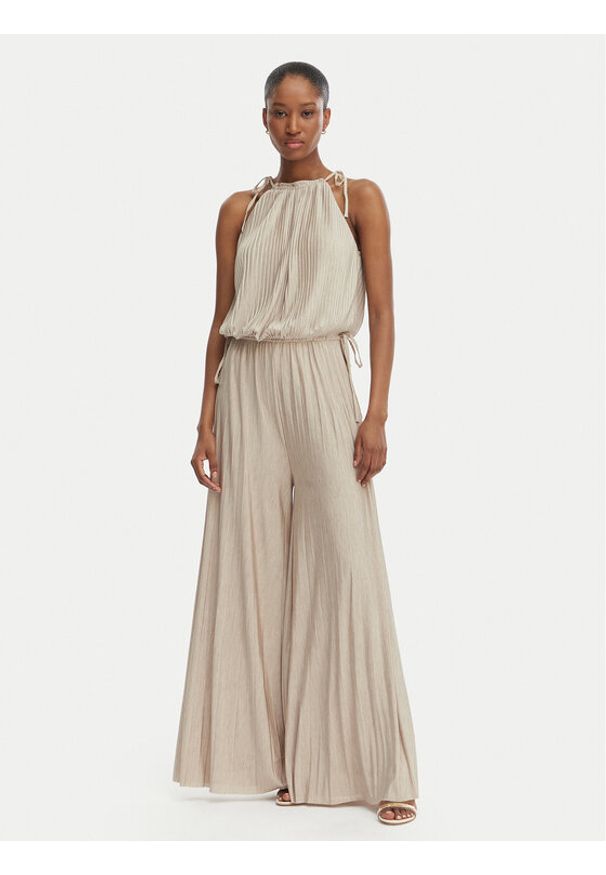 BOSS Kombinezon Edecki 50559000 Beżowy jasny Regular Fit. Kolor: beżowy. Materiał: syntetyk