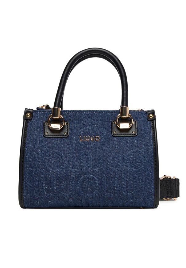 Liu Jo Torebka S Satchel AF5163 D0001 Granatowy. Kolor: niebieski