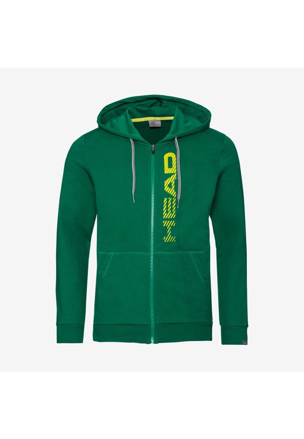 Head - Bluza z kapturem męska Club Fynn. Typ kołnierza: kaptur. Kolor: zielony. Materiał: bawełna, materiał, tkanina, poliester