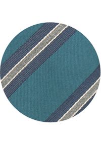 Klasyczny Krawat Klubowy - Alties - Zieleń w Prążek. Materiał: tkanina. Wzór: prążki. Styl: klasyczny #2