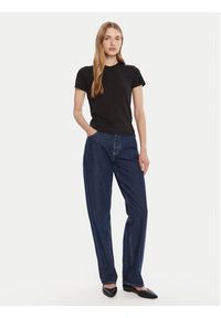 Calvin Klein T-Shirt LV044C216G Czarny Regular Fit. Kolor: czarny. Materiał: bawełna