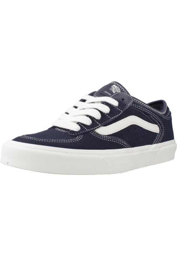 Vans - Kapcie VANS ROWLEY CLASSIC Niebieski. Kolor: niebieski. Materiał: tkanina, skóra. Model: Vans Classic. Sport: turystyka piesza