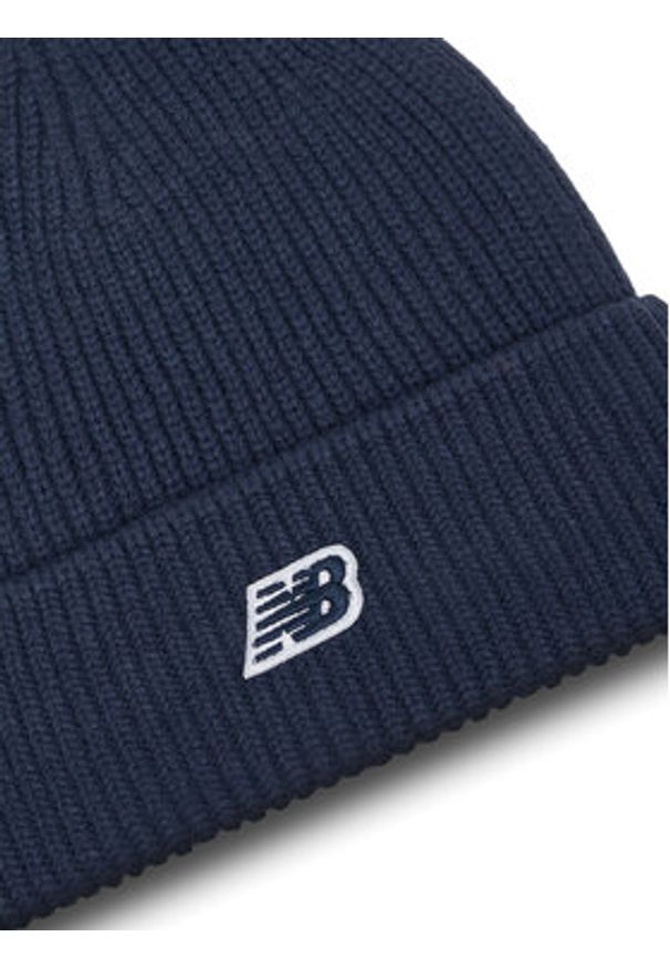 New Balance Czapka Winter Watchman Beanie Patch V3.0 LAH53008NNY Niebieski. Kolor: niebieski. Materiał: akryl, materiał